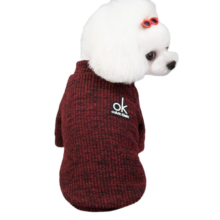 Wholesale Luxury Colorful Fashionable Winter Warm Cotton Dog Sweater