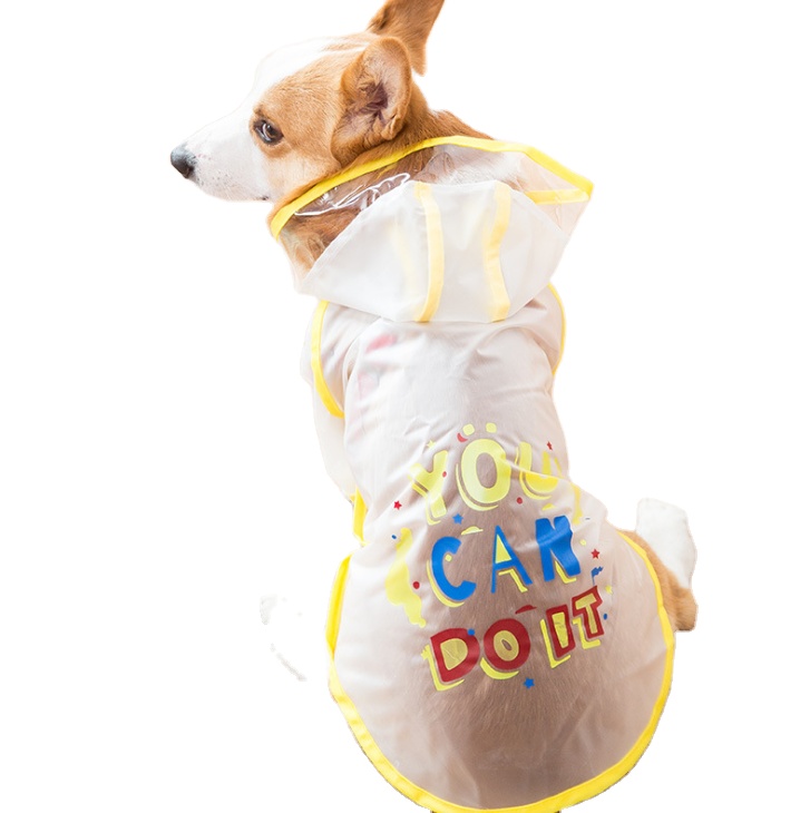 New Design High Quality Pet Clothing Waterproof Raincoat Pet Accessories