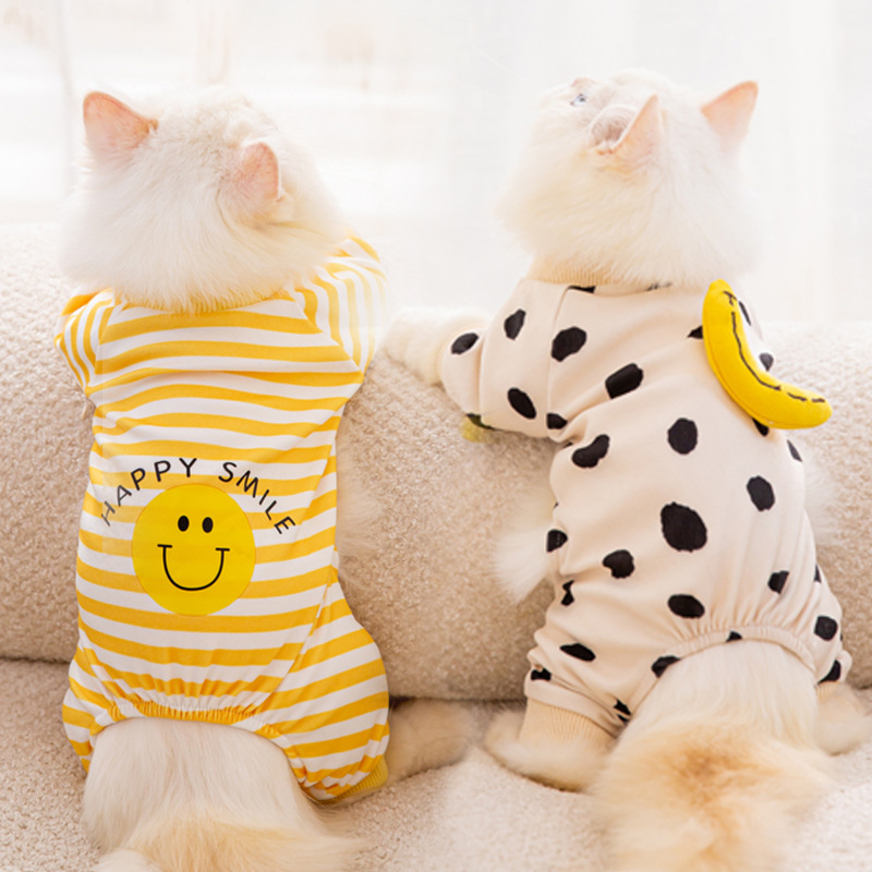 New Arrival Stripe Dots Dog Clothes Soft Warm Comfortable Breathable Pet Clothes