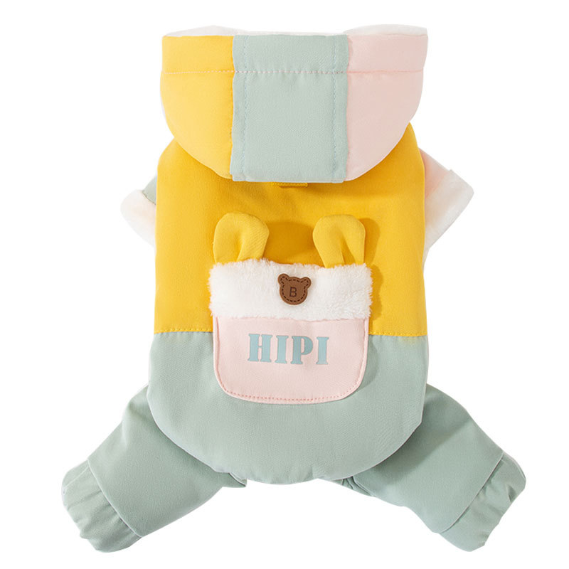 New Released Cute Cotton-padded Clothes Dog Clothes Soft Warm Comfortable Breathable Pet Clothes