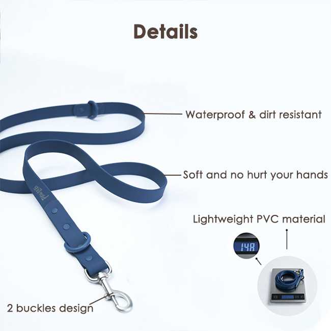 148cm Durable PVC Soft Lightweight Multiple Combinations Walking Dogs Pet Leash Dog Leash Custom