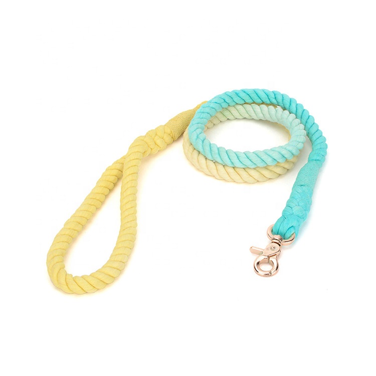 150cm Dog Leash Round Cotton Dogs Lead Rope Pet Long Leashes Belt Outdoor Dog Walking Training Leads Ropes