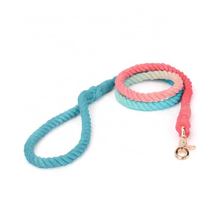 150cm Dog Leash Round Cotton Dogs Lead Rope Pet Long Leashes Belt Outdoor Dog Walking Training Leads Ropes