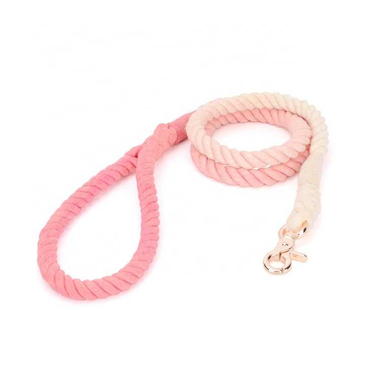 150cm Dog Leash Round Cotton Dogs Lead Rope Pet Long Leashes Belt Outdoor Dog Walking Training Leads Ropes