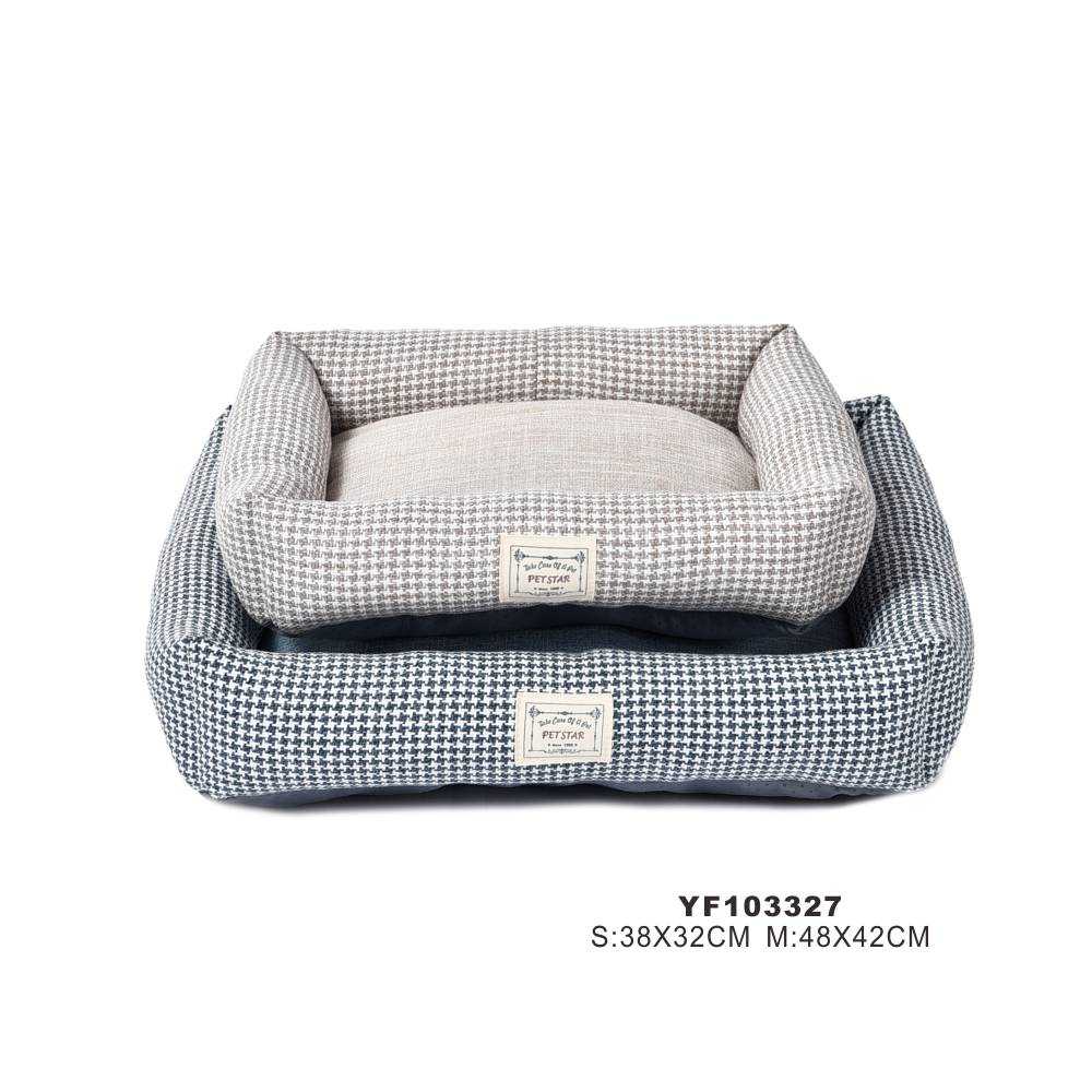 56x37x36 Linen Fabric fleece cotton plush oxford Big Pet Soft Dog Bed