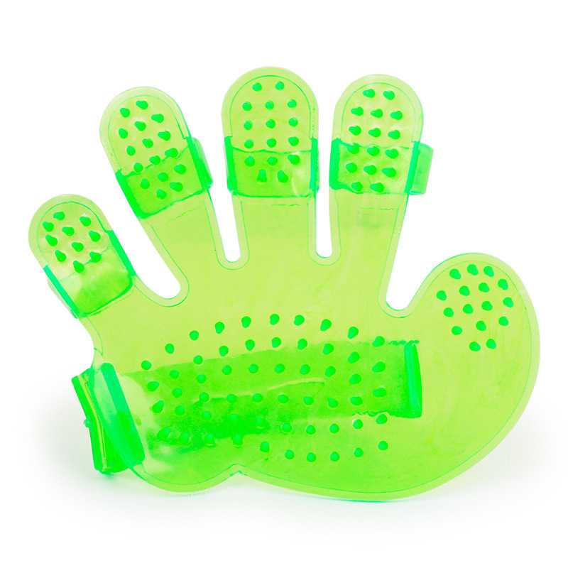 Adjustable Dog Shower Massage Tool Palmshaped Cleaning Glove Pet Grooming Brush