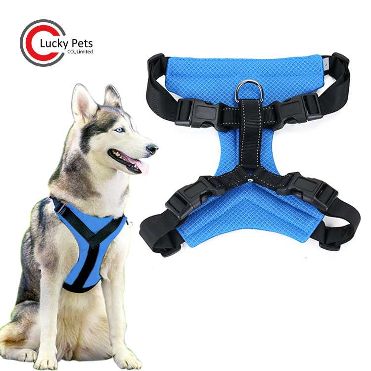 Adjustable Easy Control Sport No Pull Dog Harness With Comfort Breathable Soft Front Padded