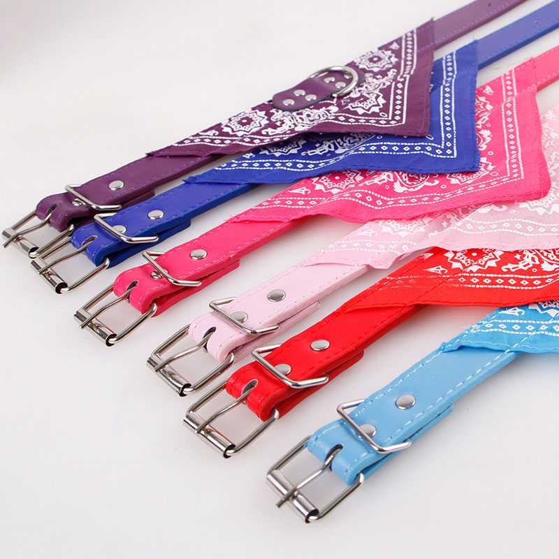 Adjustable Pet Cat Puppy Neckerchief Triangle Neck Scarf Bandana Collar Small Big Dog Pet Collar Accessories