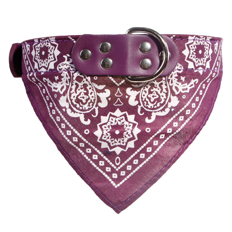 Adjustable Pet Cat Puppy Neckerchief Triangle Neck Scarf Bandana Collar Small Big Dog Pet Collar Accessories