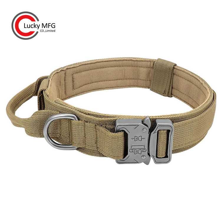 Adjustable Tactical Dog Collar With Handle