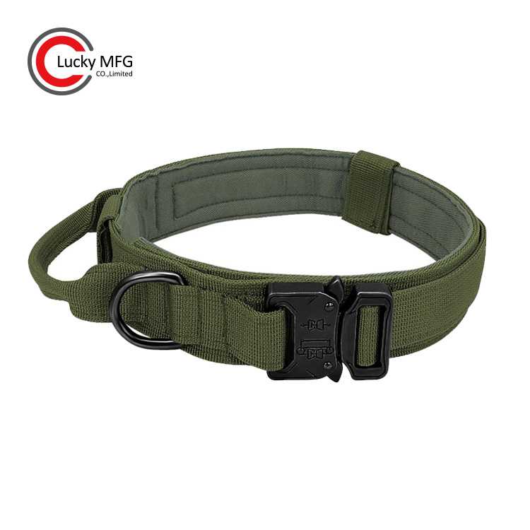 Adjustable Tactical Dog Collar With Handle