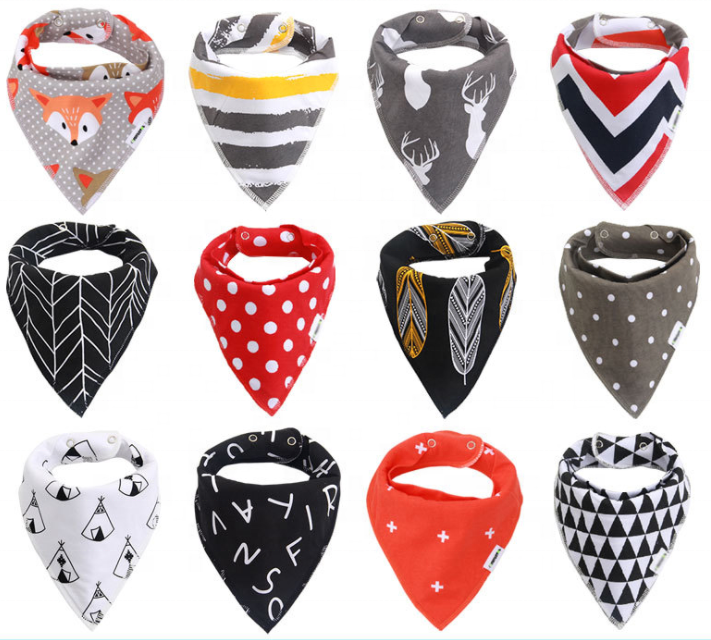 Amazon Choice Pattern Cotton Pet Dog Triangle Bandana