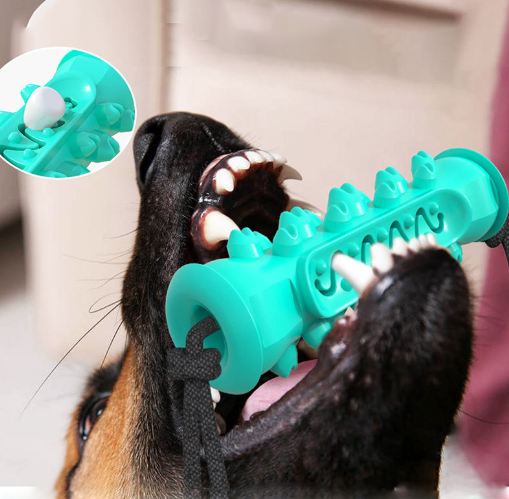 Amazon Dog Durable Molar Stick TPR Nibble Bone Toothbrush Cleaning Toy Dog Pet Toy