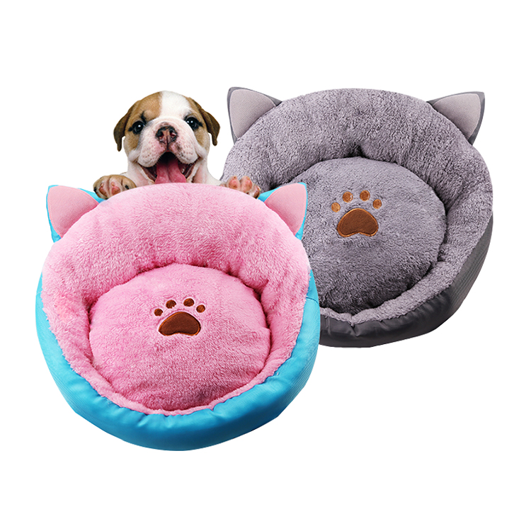 Amazon Ing Plush Pet Bed Oxford Cotton Material Bed Dog Cat Pet Bed Sofa