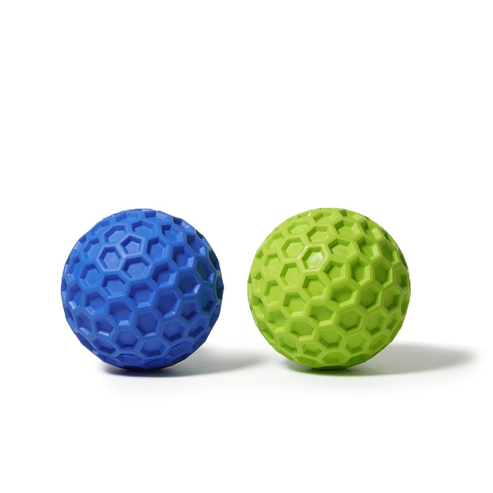 Amazon Nontoxic Rubber Pet Toys Ball Squeaky Dog Ball Toy