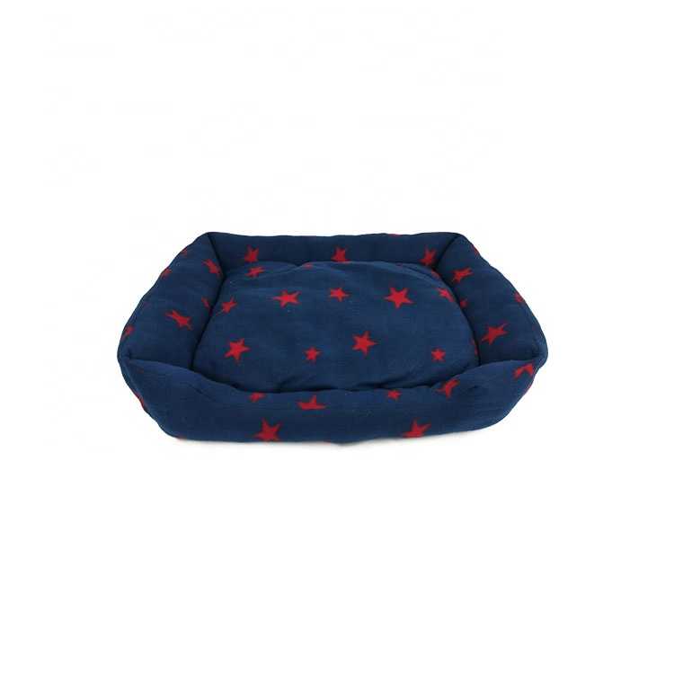 Amazon Pets Inventions Star Print Cushion Removable Warm Dog Bed Soft Eco Dog Pet Bed