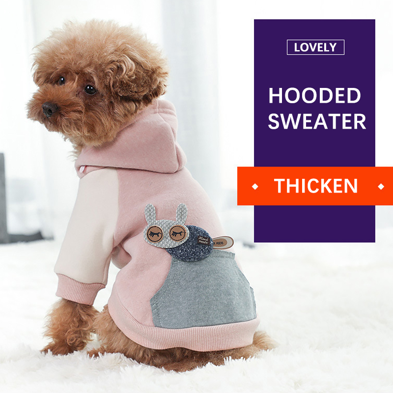 Autumn Winter Dog Hoodie Apparel Accessories Pet Clothes