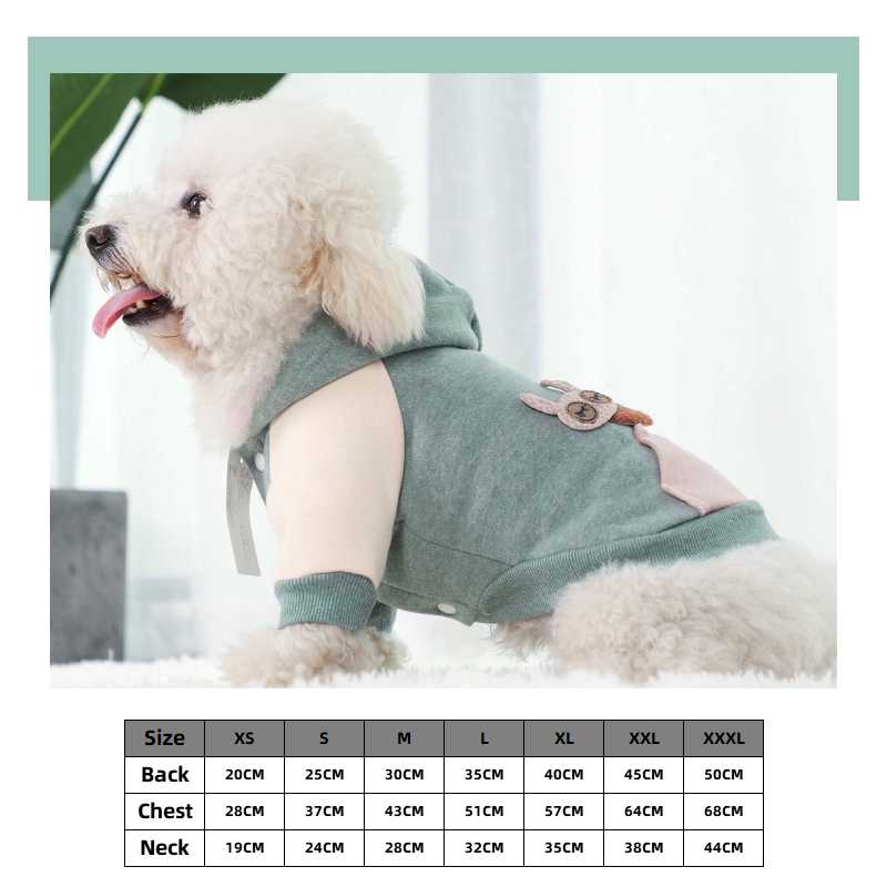 Autumn Winter Dog Hoodie Apparel Accessories Pet Clothes