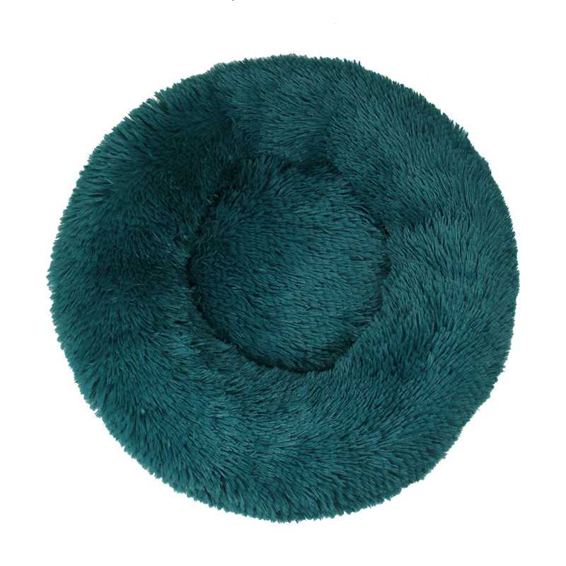 Beds Cute Fluffy Plush Comfy Calming Manufacturing Couch Solid Washable Round Pet Bed