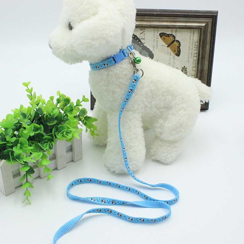 Best Seller Print Nylon Small Pet Cat Dog Leash Collar