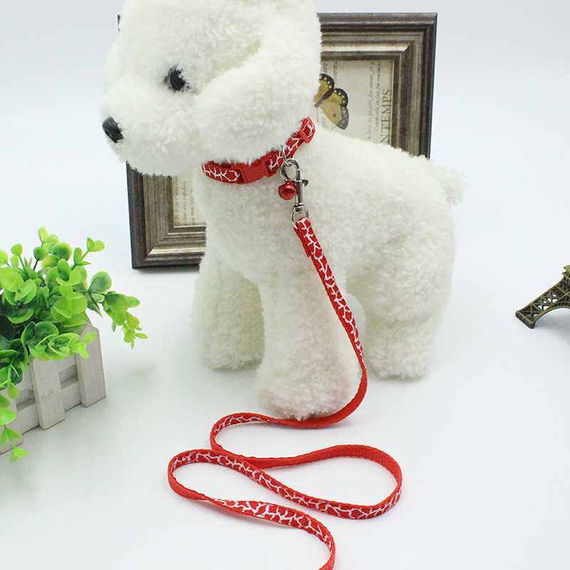 Best Seller Print Nylon Small Pet Cat Dog Leash Collar