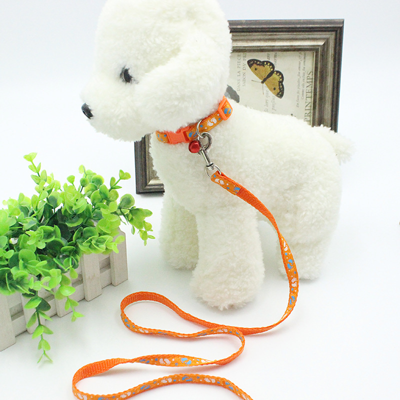 Best Seller Print Nylon Small Pet Cat Dog Leash Collar