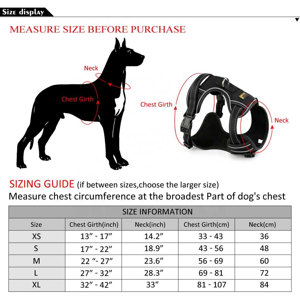 Big Dog Harness No Pull Pet Reflective Oxford Vest Soft Breathable Mesh Padded No Pull Dog Harness Small Medium Large Dogs