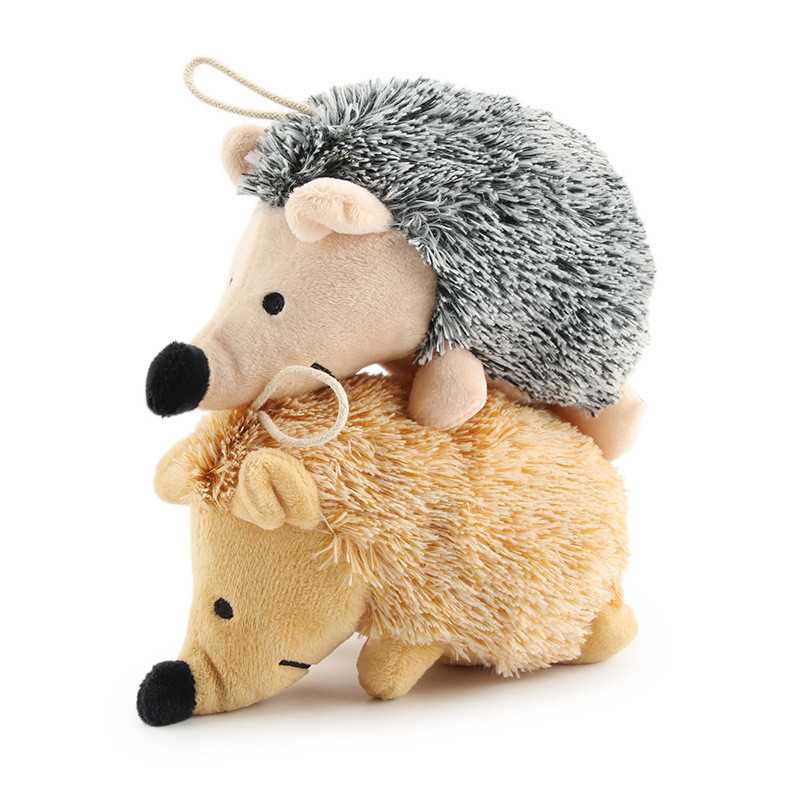 Biteresistant Safe Material Plush Hedgehog Pet Molar Toy