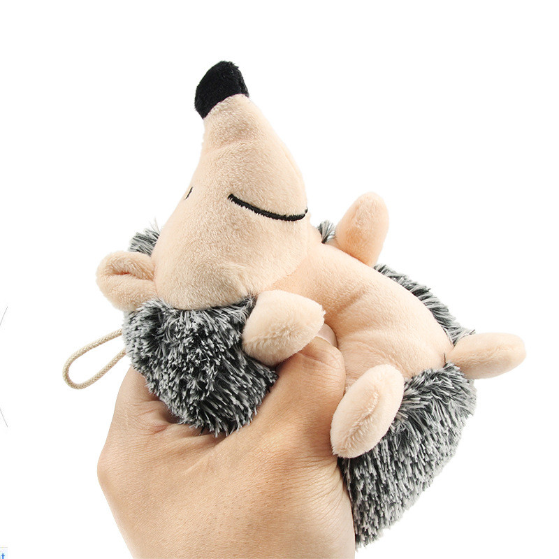 Biteresistant Safe Material Plush Hedgehog Pet Molar Toy