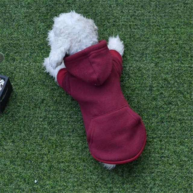 Blank Dog Cat Sweater Puppy Pet Fleece Training Dog Hoodie