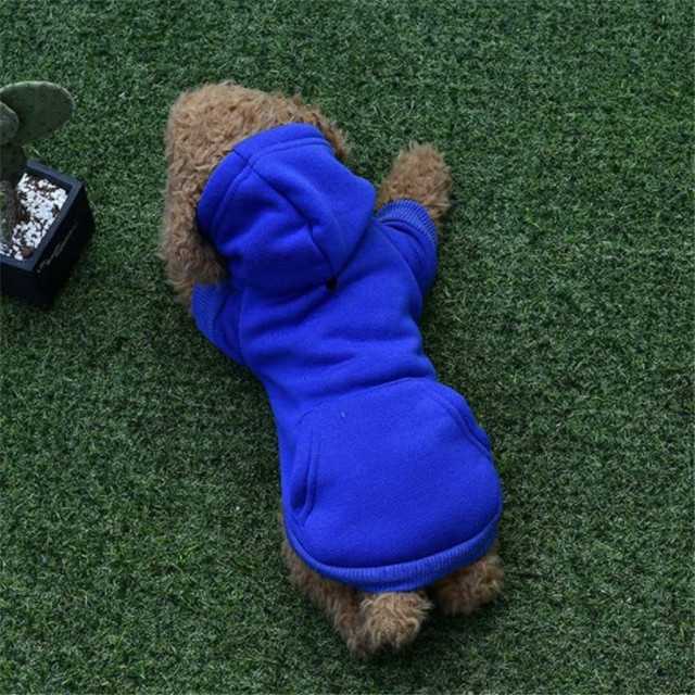 Blank Dog Cat Sweater Puppy Pet Fleece Training Dog Hoodie