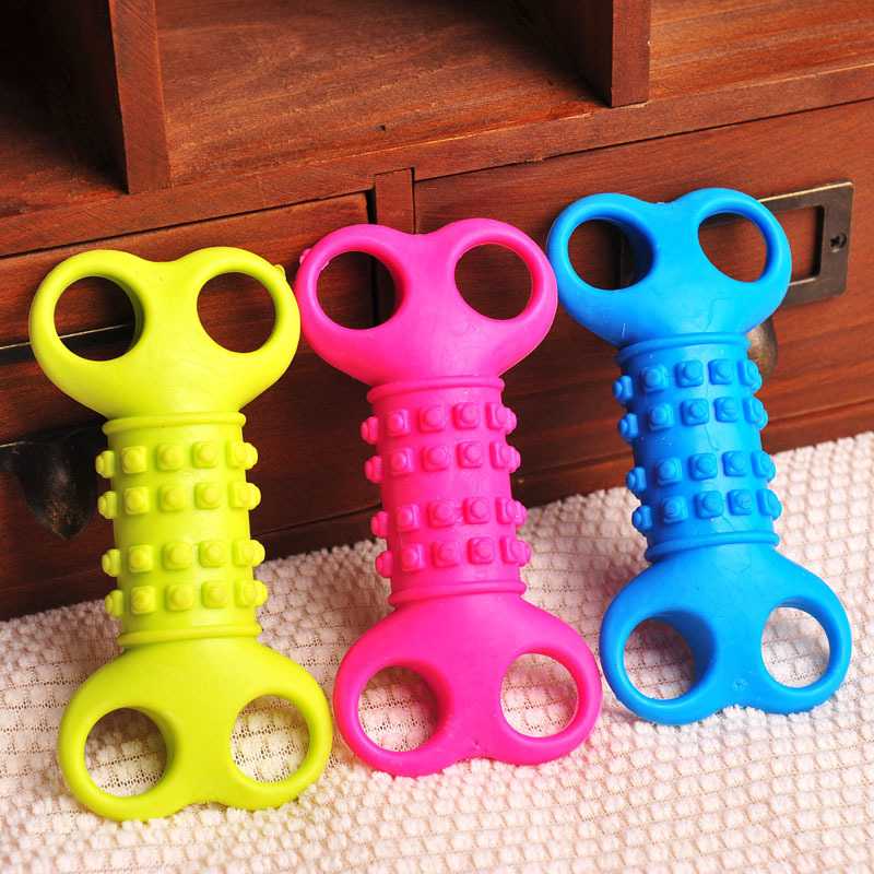 Bone Shape Teeth Cleaning Tpr Dog Pet Toy