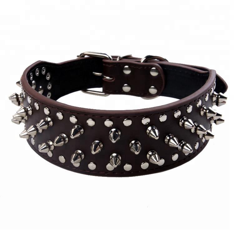 Bowknot Dog Cat Collar Necklace Rivet Scarf Leather Neck Strap Pet Supplies