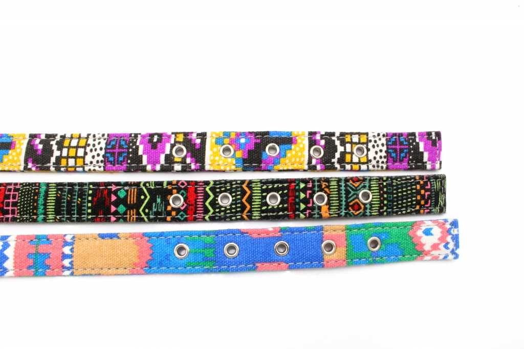 Buckle Pet Collar Printed Dog Collar Engraved Metal Doublelayer Fabric Dogs COLLARS Walk Dog Accept Customized Logo