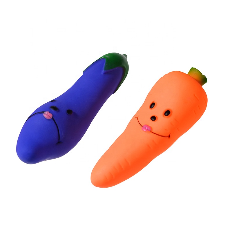 Carrot Shape Pet Toys Chewing Cleaning Toy Dogs
