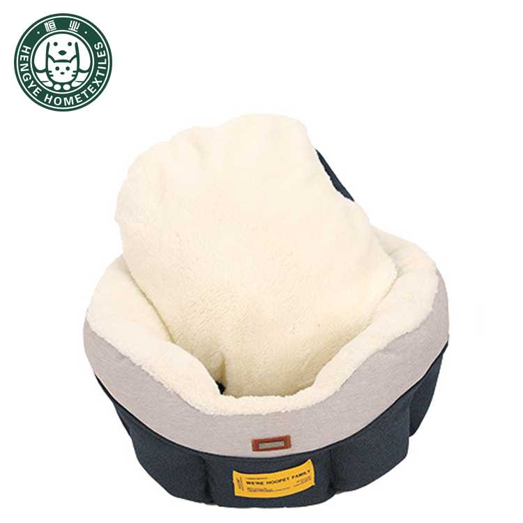 Cat Bed House Round Long Plush Super Soft Pet Dog Bed Winter Warm Sleeping Bag Puppy Dogs Nest Products Cat Mat