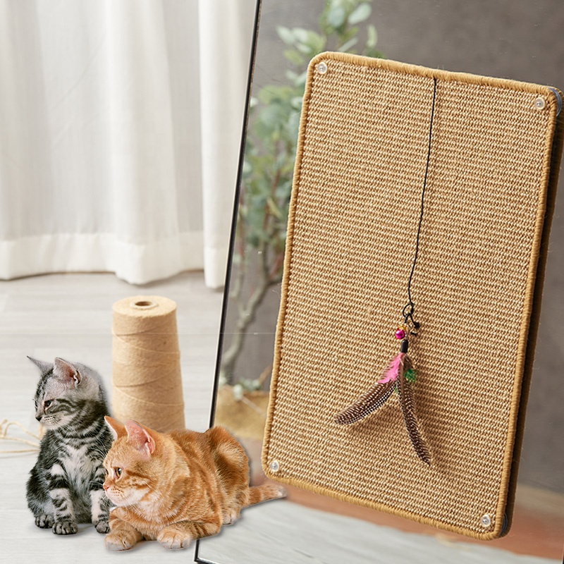Cat Sisal Scratch Carpet With Suction Cup Cat Sisal Mat With Suction Cup Cat Sisal Carpet With Toy