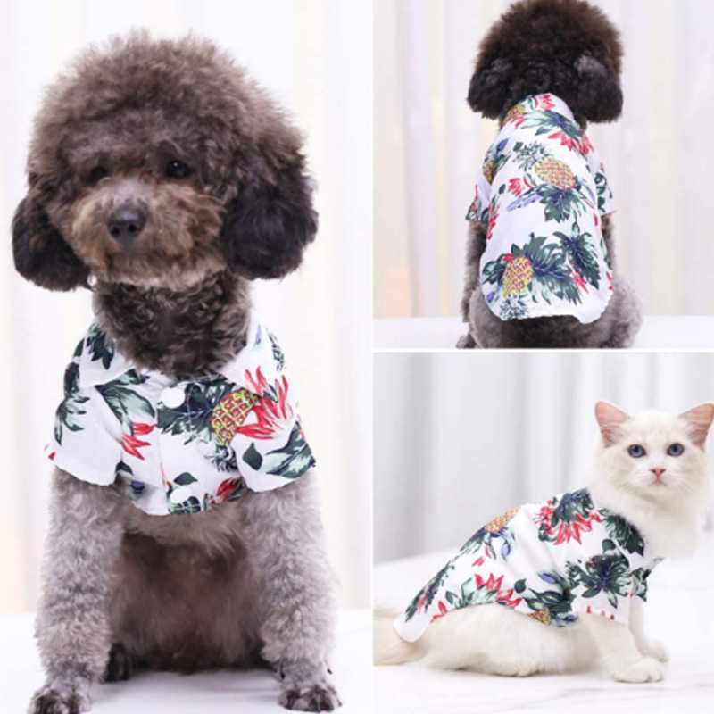 Chihuahuas Mini High End Organic Pet Silk Summer Pokemon Patten Bape Tebby Pug Dog Clothes Pitbull