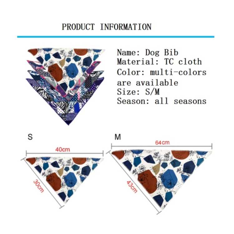 China Best Childish Tc Fabric Triangle Pet Bib Headband Decorative Pet