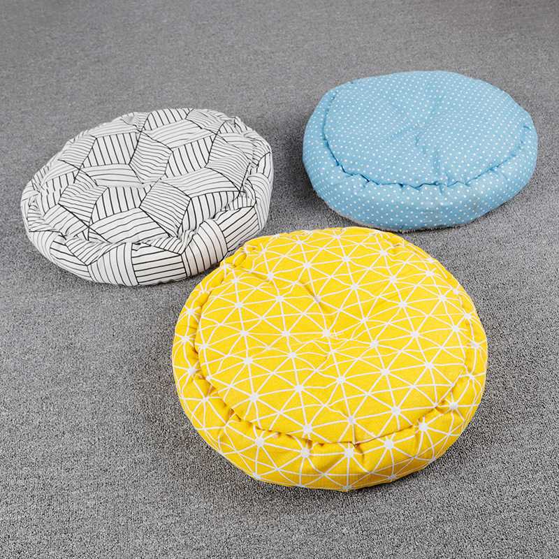 China Cute Round Canvas Pet Supplies Dog Bed