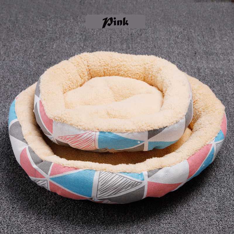 China Cute Round Canvas Pet Supplies Dog Bed