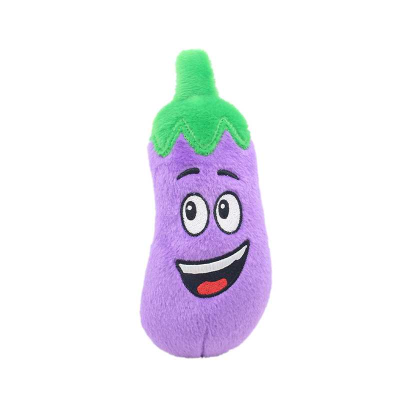 China Manufactory Banana Plush Pet Toy With Safe Antibite Material