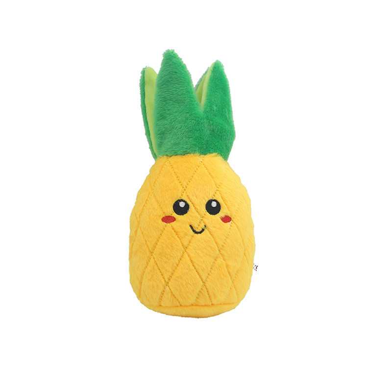 China Manufactory Banana Plush Pet Toy With Safe Antibite Material