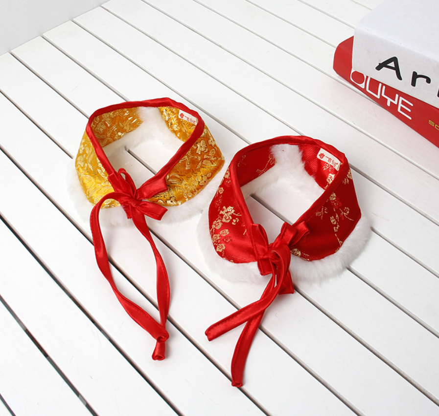 Chinese Year Bow Tie Medium Size Animals Cats Dogs