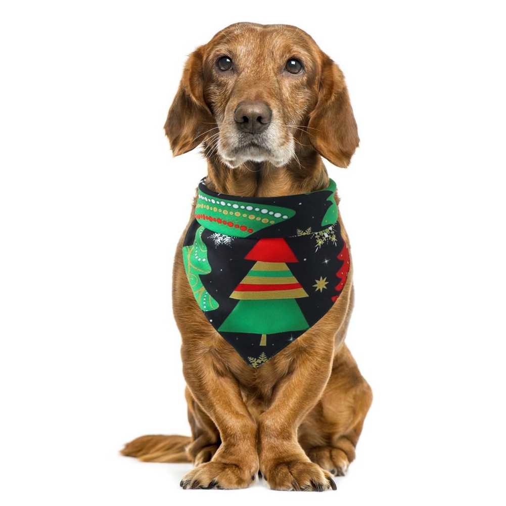 Christmas Dog Triangle Special Pet Bandana Cat Dog Scarf Moose Santa Claus Gifts