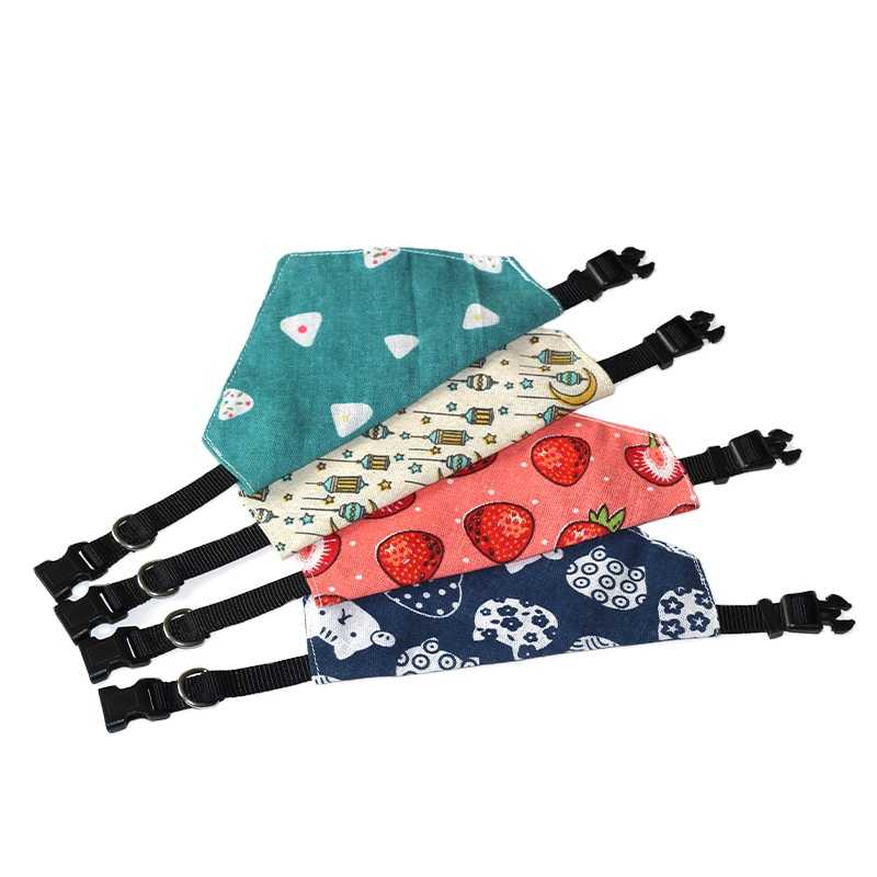 Christmas Japanese Cute Sweet Small Dog Pet Triangle Scarf Cat Collar Dog Bandana