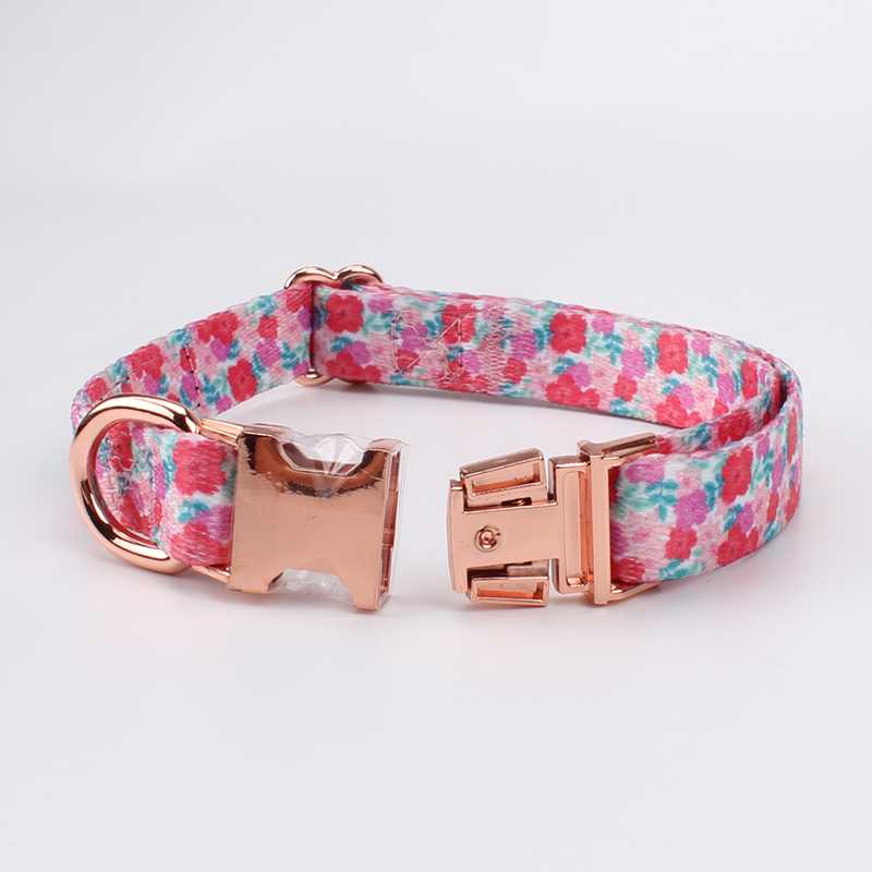 Christmas Patterns Heat Transfer Print Dog Collar