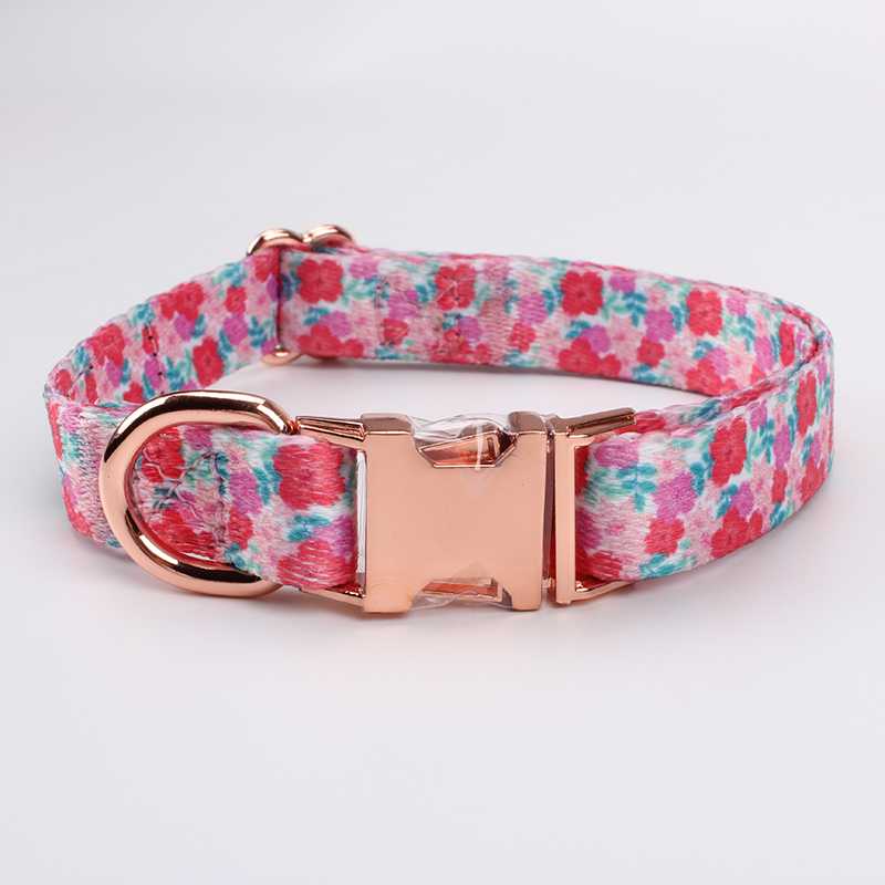 Christmas Patterns Heat Transfer Print Dog Collar