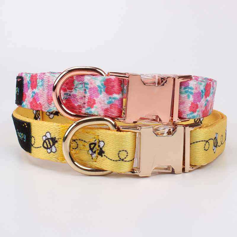 Christmas Patterns Heat Transfer Print Dog Collar