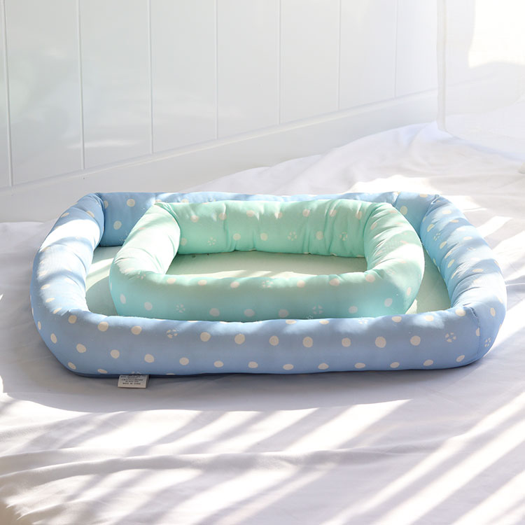 Comfortable Pet Bed Mats Soft Blanket Pet Dog Beds Mat Print Dog Cat Puppy Fleece Pet Beds Accessories Small Animals FIBER